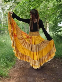 The TwoSisters Zijden Rokken|Zijden Bohemian Rokken-Bohemian Rok 432