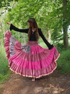 The TwoSisters Zijden Rokken|Zijden Bohemian Rokken-Bohemian Rok 438
