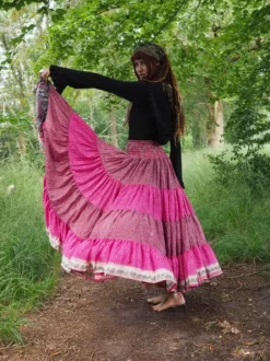 The TwoSisters Zijden Rokken|Zijden Bohemian Rokken-Bohemian Rok 438