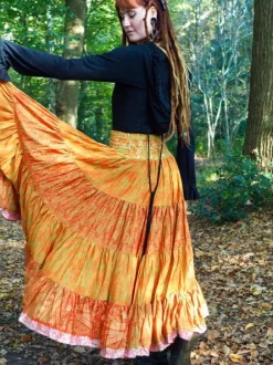 The TwoSisters Zijden Rokken|Zijden Bohemian Rokken-Bohemian Rok 539
