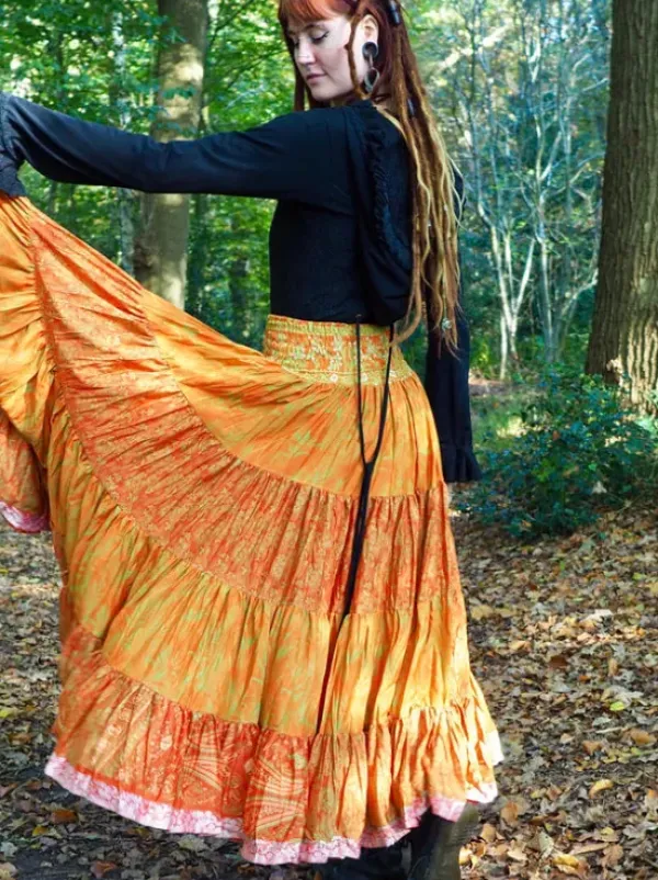 The TwoSisters Zijden Rokken|Zijden Bohemian Rokken-Bohemian Rok 539