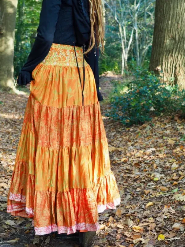 The TwoSisters Zijden Rokken|Zijden Bohemian Rokken-Bohemian Rok 539