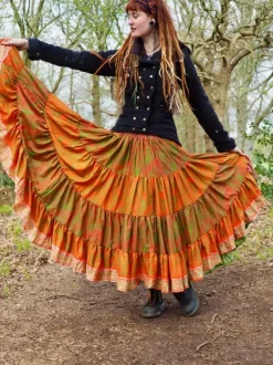 The TwoSisters Zijden Rokken|Zijden Bohemian Rokken-Bohemian Rok 285