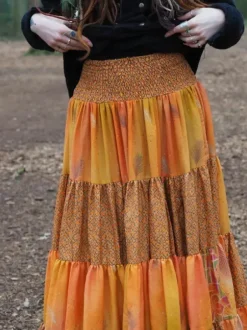 The TwoSisters Zijden Rokken|Zijden Bohemian Rokken-Bohemian Rok 35