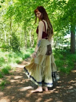The TwoSisters Zijden Rokken|Zijden Bohemian Rokken-Bohemian Rok 329