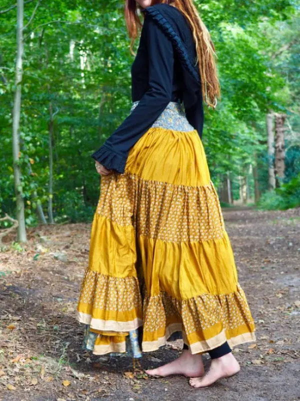 The TwoSisters Zijden Rokken|Zijden Bohemian Rokken-Bohemian Rok 510