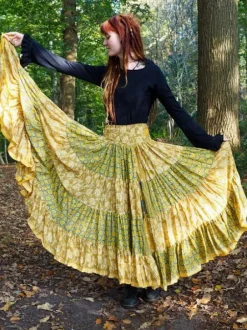 The TwoSisters Zijden Rokken|Zijden Bohemian Rokken-Bohemian Rok 543