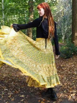 The TwoSisters Zijden Rokken|Zijden Bohemian Rokken-Bohemian Rok 543