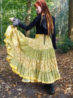 The TwoSisters Zijden Rokken|Zijden Bohemian Rokken-Bohemian Rok 543