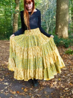 The TwoSisters Zijden Rokken|Zijden Bohemian Rokken-Bohemian Rok 543