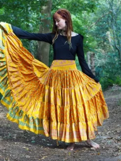 The TwoSisters Zijden Rokken|Zijden Bohemian Rokken-Bohemian Rok 518