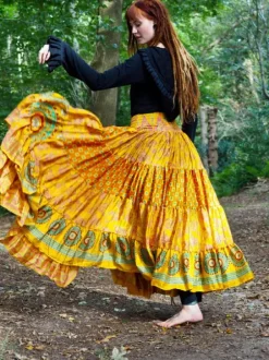 The TwoSisters Zijden Rokken|Zijden Bohemian Rokken-Bohemian Rok 518