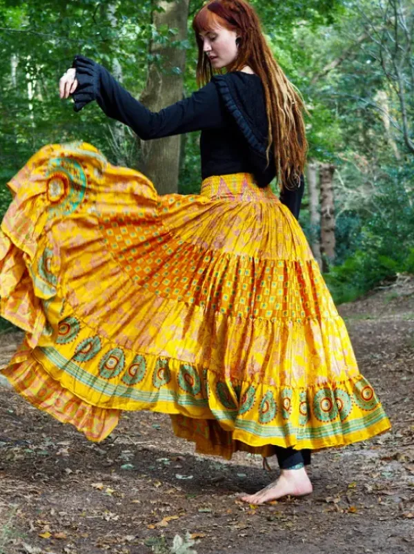 The TwoSisters Zijden Rokken|Zijden Bohemian Rokken-Bohemian Rok 518