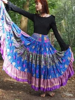 The TwoSisters Zijden Bohemian Rokken|Zijden Rokken-Bohemian Rok 526