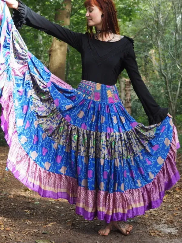 The TwoSisters Zijden Bohemian Rokken|Zijden Rokken-Bohemian Rok 526