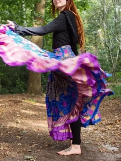 The TwoSisters Zijden Bohemian Rokken|Zijden Rokken-Bohemian Rok 526