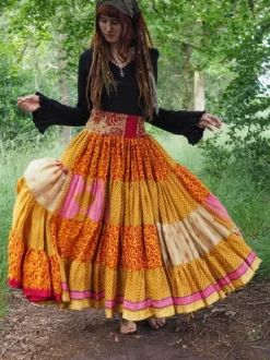 The TwoSisters Zijden Rokken|Zijden Bohemian Rokken-Bohemian Rok 439