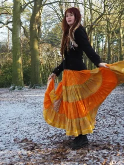 The TwoSisters Zijden Rokken|Zijden Bohemian Rokken-Bohemian Rok 252