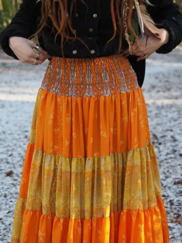 The TwoSisters Zijden Rokken|Zijden Bohemian Rokken-Bohemian Rok 252