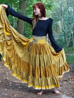 The TwoSisters Zijden Rokken|Zijden Bohemian Rokken-Bohemian Rok 521