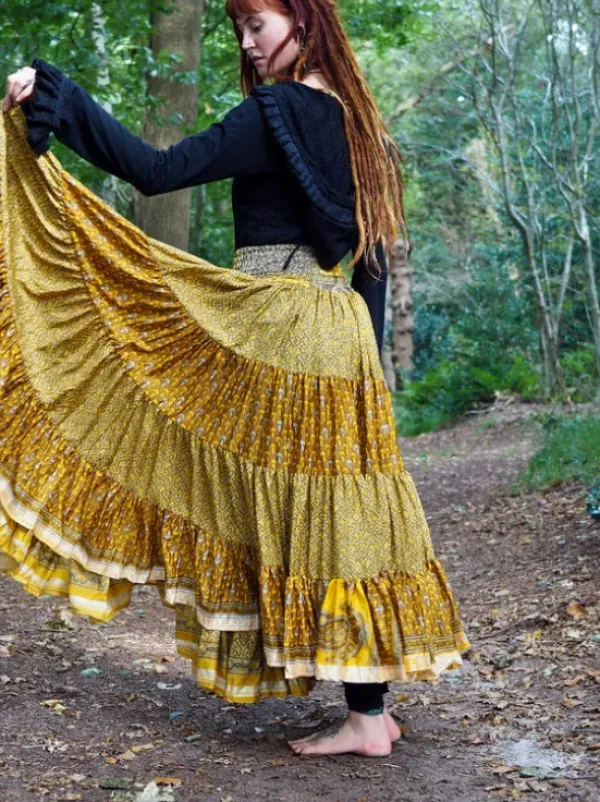 The TwoSisters Zijden Rokken|Zijden Bohemian Rokken-Bohemian Rok 521