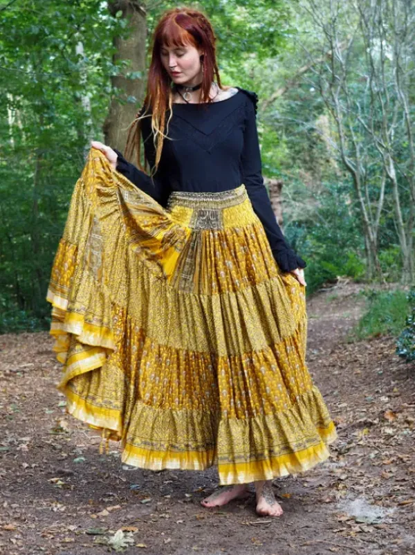The TwoSisters Zijden Rokken|Zijden Bohemian Rokken-Bohemian Rok 521