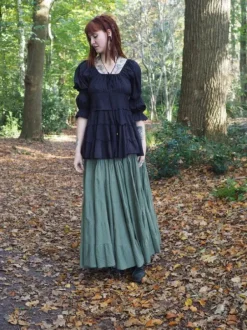 The TwoSisters Tops|Zomer-Boho Blouse Zwart
