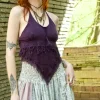 The TwoSisters Tops|Zomer-Boho Top Aphrodite Paars