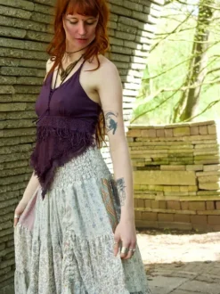 The TwoSisters Tops|Zomer-Boho Top Aphrodite Paars