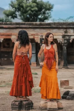 The TwoSisters Tops|Zomer-Boho Top Aphrodite Roze