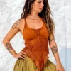 The TwoSisters Tops|Zomer-Boho Top Aphrodite Rust
