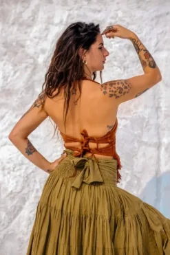 The TwoSisters Tops|Zomer-Boho Top Aphrodite Rust