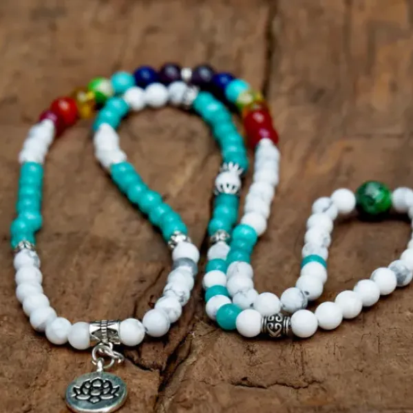 The TwoSisters Kettingen|Buddhist Malas-Chakra balans Mala