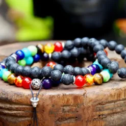 The TwoSisters Kettingen|Buddhist Malas-Chakra balans Mala