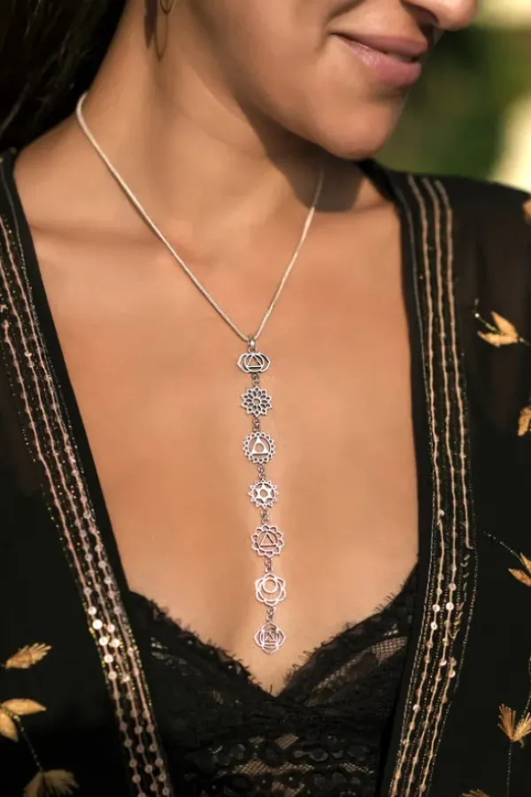 The TwoSisters Kettingen-Chakra Necklace Brass