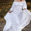 The TwoSisters Bohemian|Bohemian Jurken-Dream Dress Wit Broderie