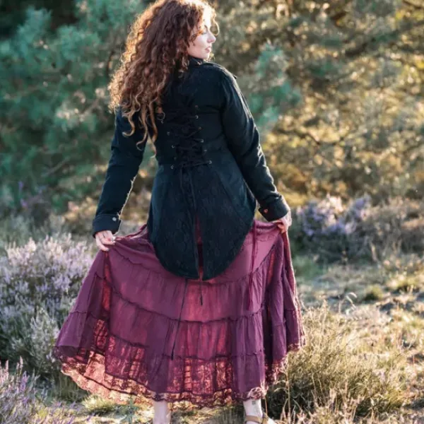 The TwoSisters Plus Size-Elven Jas Zwart