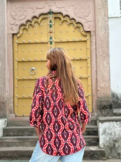 The TwoSisters Ibiza|Flamenco-Flamenco Rok & Blouse Rood
