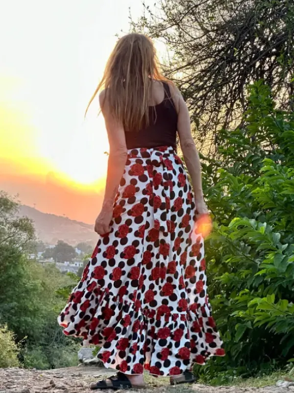 The TwoSisters Ibiza|Flamenco-Flamenco Rok Rozen Wit