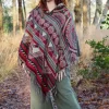 The TwoSisters Plus Size-Fleece Poncho