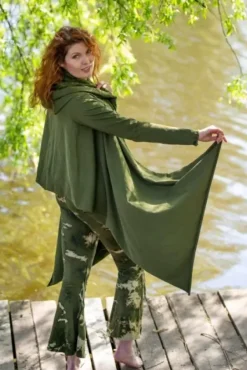 The TwoSisters Tops|Plus Size-Fly Vest Green