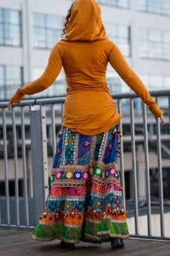 The TwoSisters Tops|Plus Size-Fortuna Tuniek Oranje