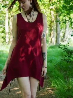 The TwoSisters Tops|Plus Size-Great Top Marroon Rood