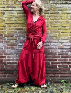 The TwoSisters Broeken|Broeken En Legging-Harmonia Harem Pant Rood
