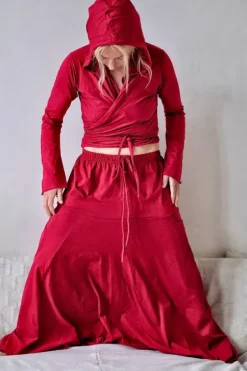 The TwoSisters Broeken|Broeken En Legging-Harmonia Harem Pant Rood