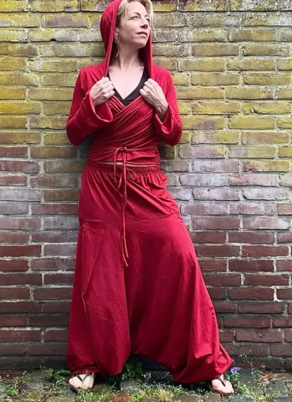 The TwoSisters Broeken|Broeken En Legging-Harmonia Harem Pant Rood