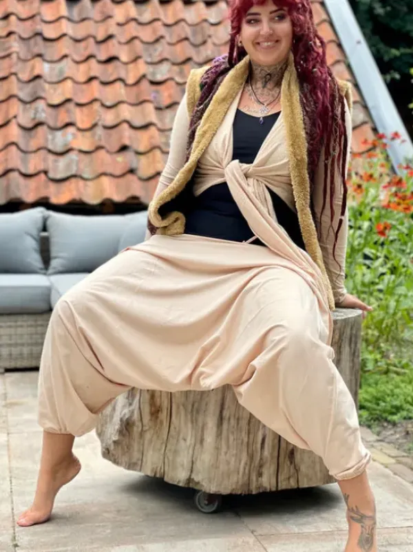 The TwoSisters Broeken|Broeken En Legging-Harmonia Harem Pant Desert Sand