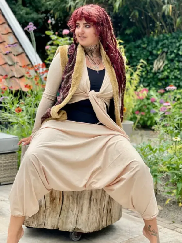 The TwoSisters Broeken|Broeken En Legging-Harmonia Harem Pant Desert Sand
