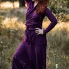 The TwoSisters Broeken|Broeken En Legging-Harmonia Harem Pant paars