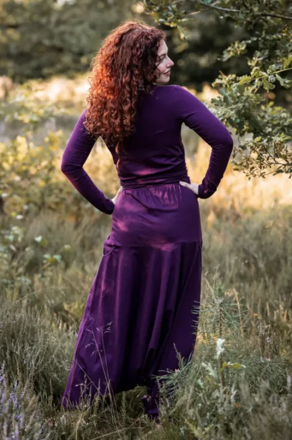 The TwoSisters Broeken|Broeken En Legging-Harmonia Harem Pant paars